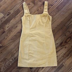 Mustard yellow dress